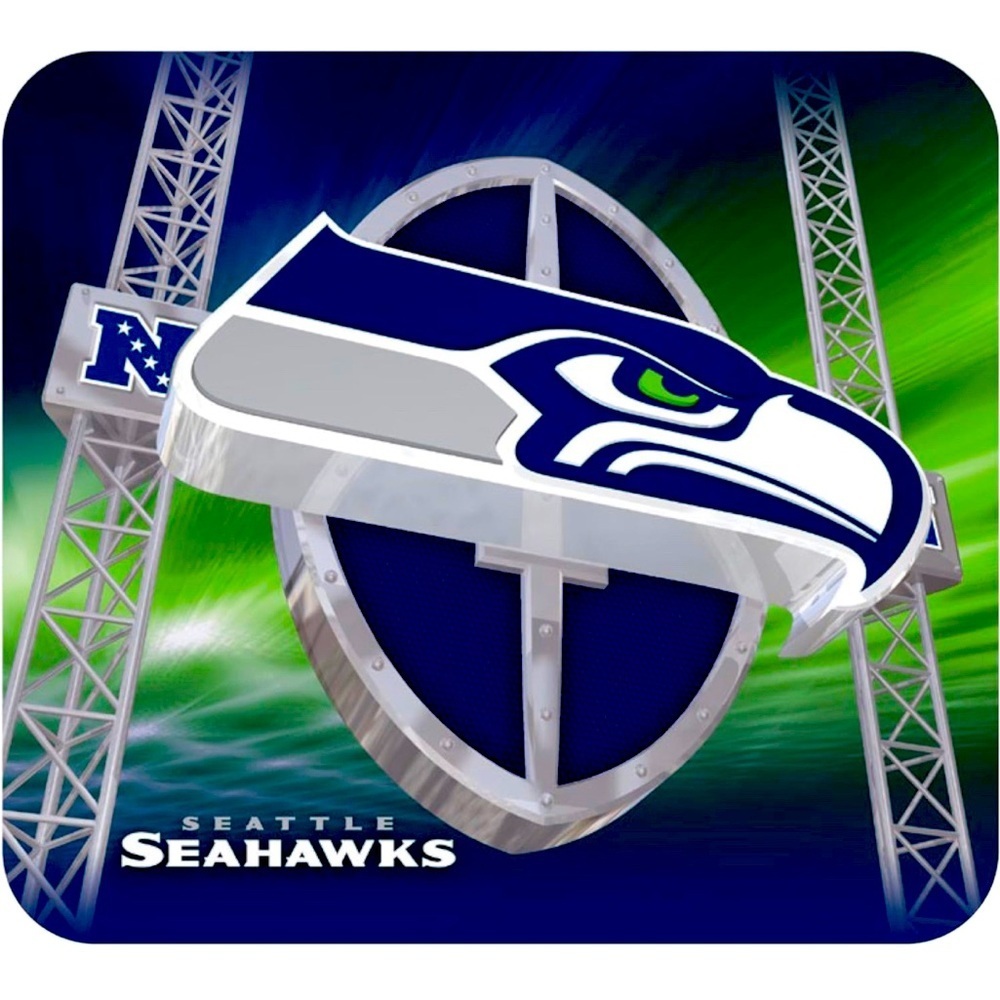 Seahawks Logo Vortex Sublimated coaster set (4) - Picture 3 of 3